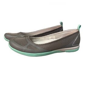 Merrell Charcoal and Mint Loafers